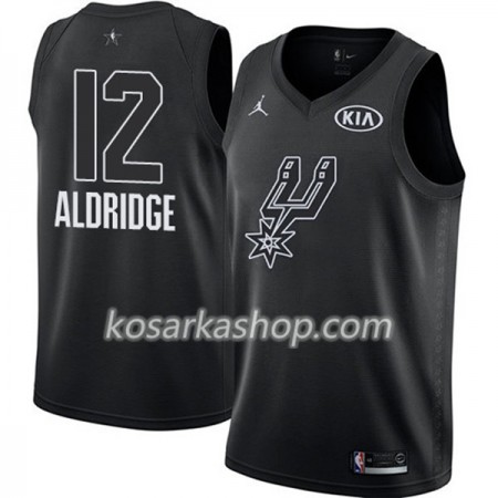 Dres San Antonio Spurs LaMarcus Aldridge 12 2018 All Star Jordan Brand Crna Swingman